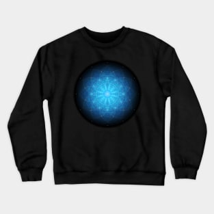 Enigma. Deep blue mandala. Sacred geometry Crewneck Sweatshirt
